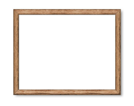 picture frame mockup natural old wood texture