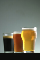 Craft beer colors and styles