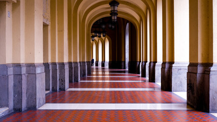 portico of the Palazzo del Comune of Salerno