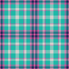 Plaid pattern seamless. Check fabric texture. Stripe square background. Vector textile design.