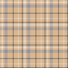 Obraz premium Plaid seamless pattern. Vector background of textile ornament. Flat fabric design.