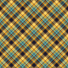 Plaid seamless pattern. Vector background of textile ornament. Flat fabric design.