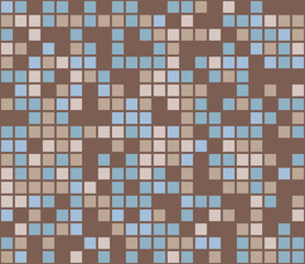 Color mosaic. Colorful background. Abstract seamless pattern. Vector illustration.