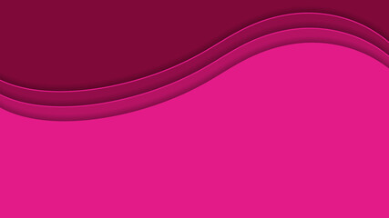 Pink wavy background in the form of layers.