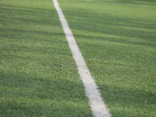 corner of a football field