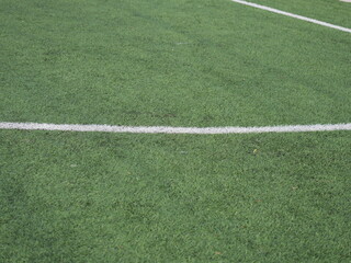 corner of a football field