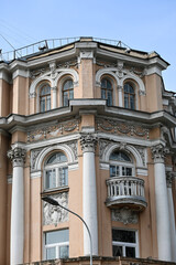 Fototapeta na wymiar Decorative elements of the facade.