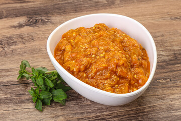 Caucasian cuisine - Mangal salad with vegetables