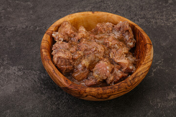 Gurmet venison stew with spices