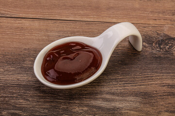 Traditional Barbicue sauce in the bowl