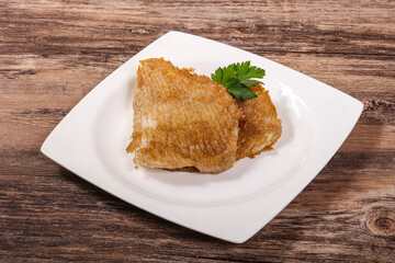 Roasted delicous seafood - stingray wings