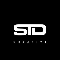 STD Letter Initial Logo Design Template Vector Illustration