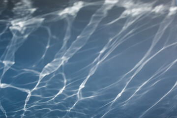 Water ripples reflection