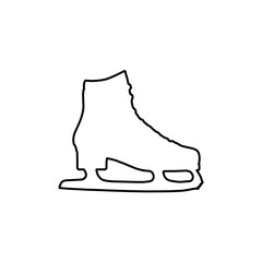 icon of skates. vector illustration