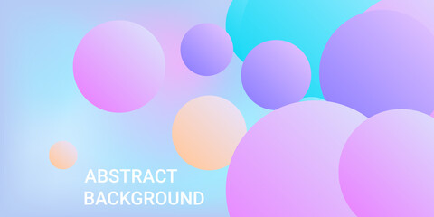 Background picture with balls for banner design.