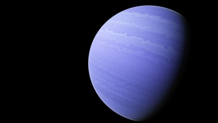 earth-like planet in far space, planets background 3d render