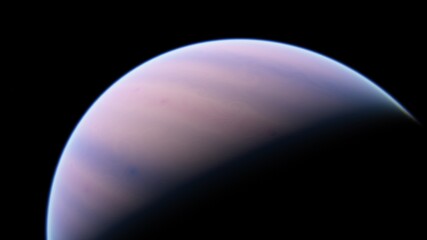 earth-like planet in far space, planets background 3d render