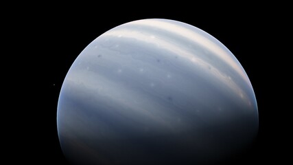 earth-like planet in far space, planets background 3d render