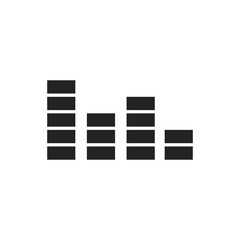 sound or audio wave icon. Sound wave for social media and music app. Vector graphic design