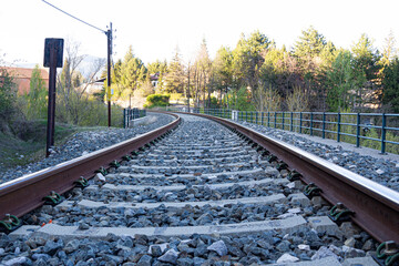 railway in the countryside