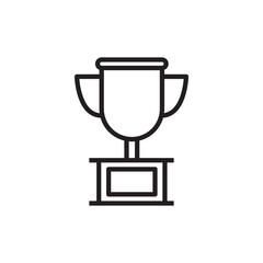 Throphy Icon. Champion Vector. Winner Illustration Sign. Best Achievement Symbol. throphy icon vector, champions flat icon design illustrations, winner icon symbol
