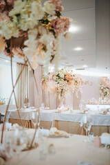 table with flowers