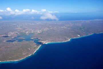 Curacao aus der Luft