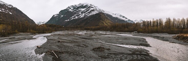Fototapeta na wymiar Hiking around Valdez, Alaska