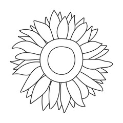 Cock vector outline icon. Vector illustration rooster on white background. Isolated outline illustration icon of cock.