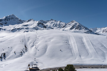 Skigebiet im Kühtai, Tirol