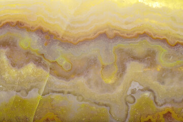 fine structure close-up of orange and yellow agate
