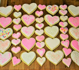heart shaped cookies