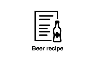 drink icon outline style with white background