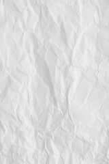 White blank crumpled paper texture background creased old poster texture placard backdrop surface empty space for text placard