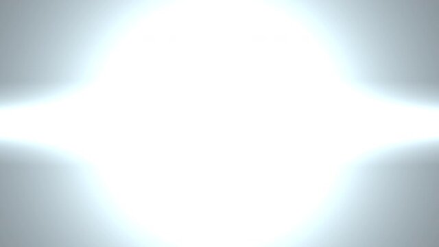 Blue line of light. Start with light, blue light. Horizontal flash of light. 4K video.