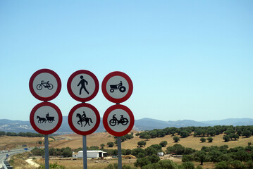 segnali autostradali spagna