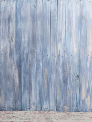 Background and texture - textured blue wood background.