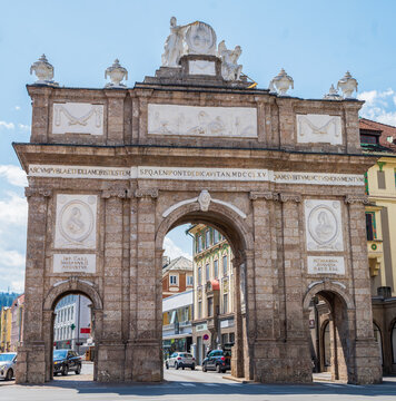 Triumphal Arch In Innsbruck Austria