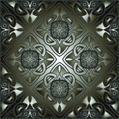 Abstract background with repeating symmetric patterns 