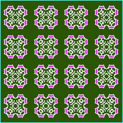 Abstract background with repeating symmetric patterns 