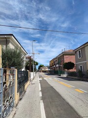 Fototapeta na wymiar street in Pesaro, Italy
