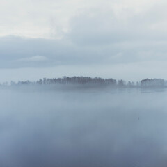fog over the river
