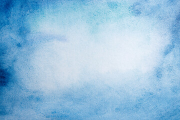 Hand painted colorful watercolor wet wash splash