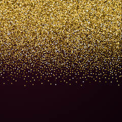 Gold triangles glitter luxury sparkling confetti.