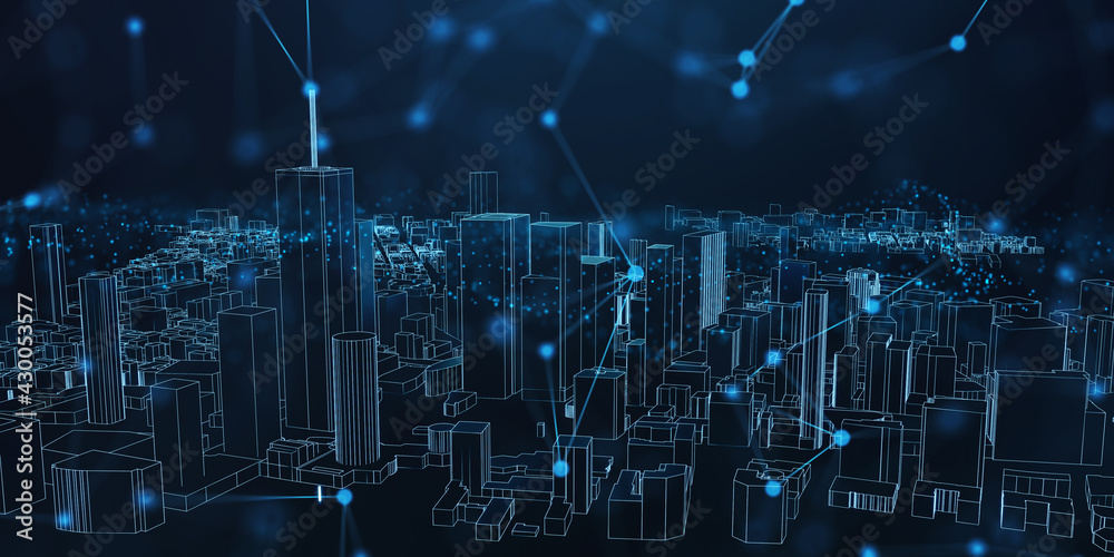 Poster abstract futuristic - modern technology background design concept. design digital technology concept