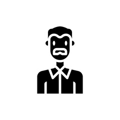 People Icon Man Vector Illustration