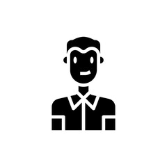 People Icon Man Vector Illustration