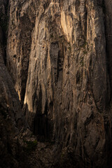Mesmerizing Light Across the Walls of Black Canyon