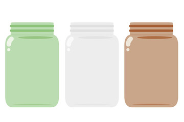 メイソンジャー3種セット　カラフル