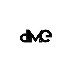 dme letter original monogram logo design